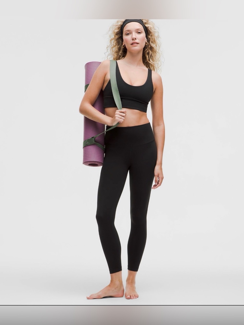Lululemon High-Rise Black Align Leggings 25"